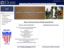 Tablet Screenshot of dunn-nc.org